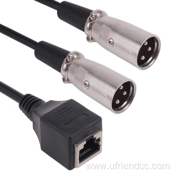 Custom Network Adapter short connector Audio Snake Cable